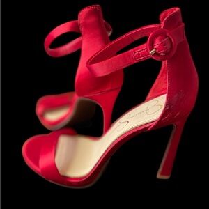 Jessica Simpson Vibrant Red Heels